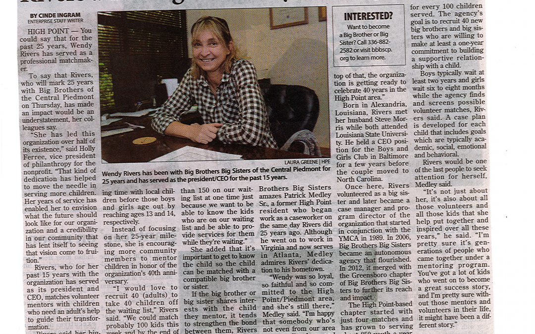 Happy 25th Anniversary to our CEO Wendy Rivers!