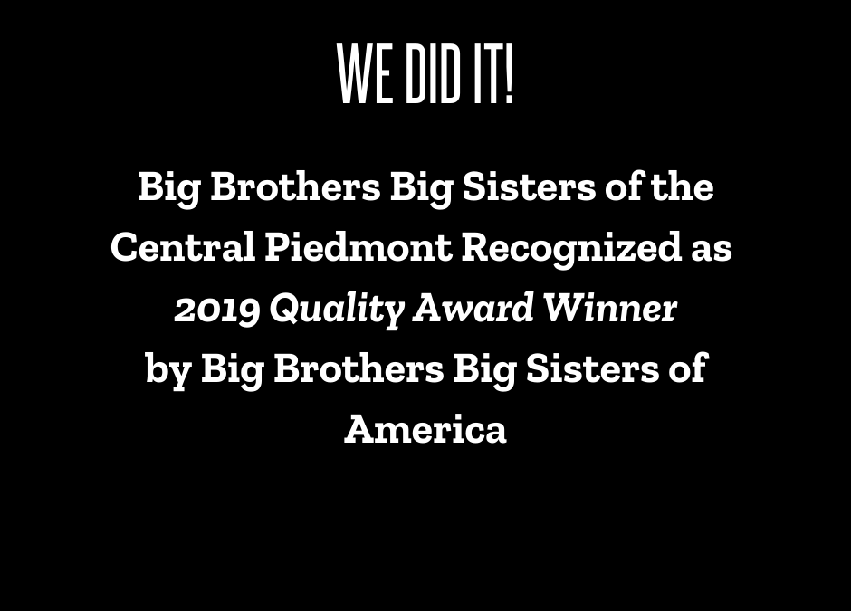 2019 Quality Award Winner!!